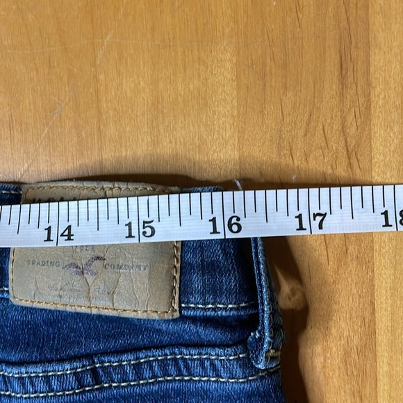 SOLD Hollister California Social Stretch SIZE 0 34W Low Rise Skinny Dark Wash - Picture 5 of 6